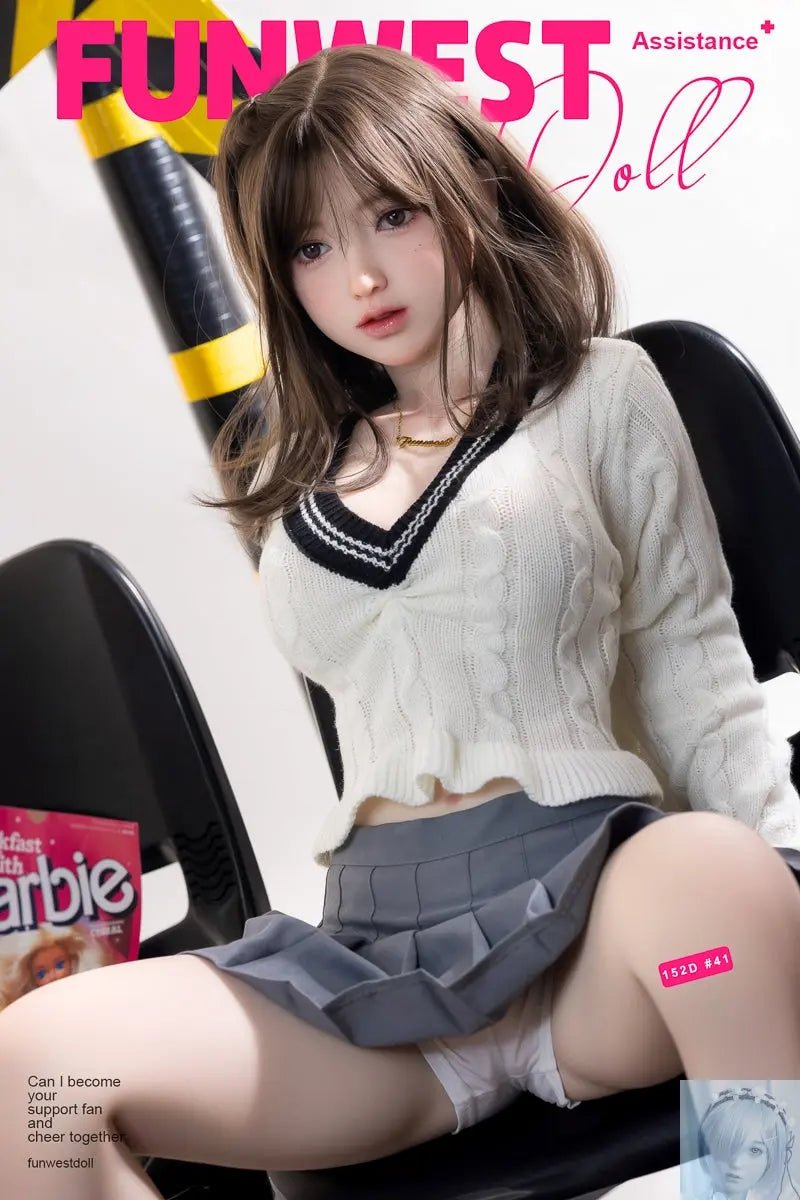 Funwest 152cm D Cup TPE Sex Doll Amy In White - Love Dolls 4U