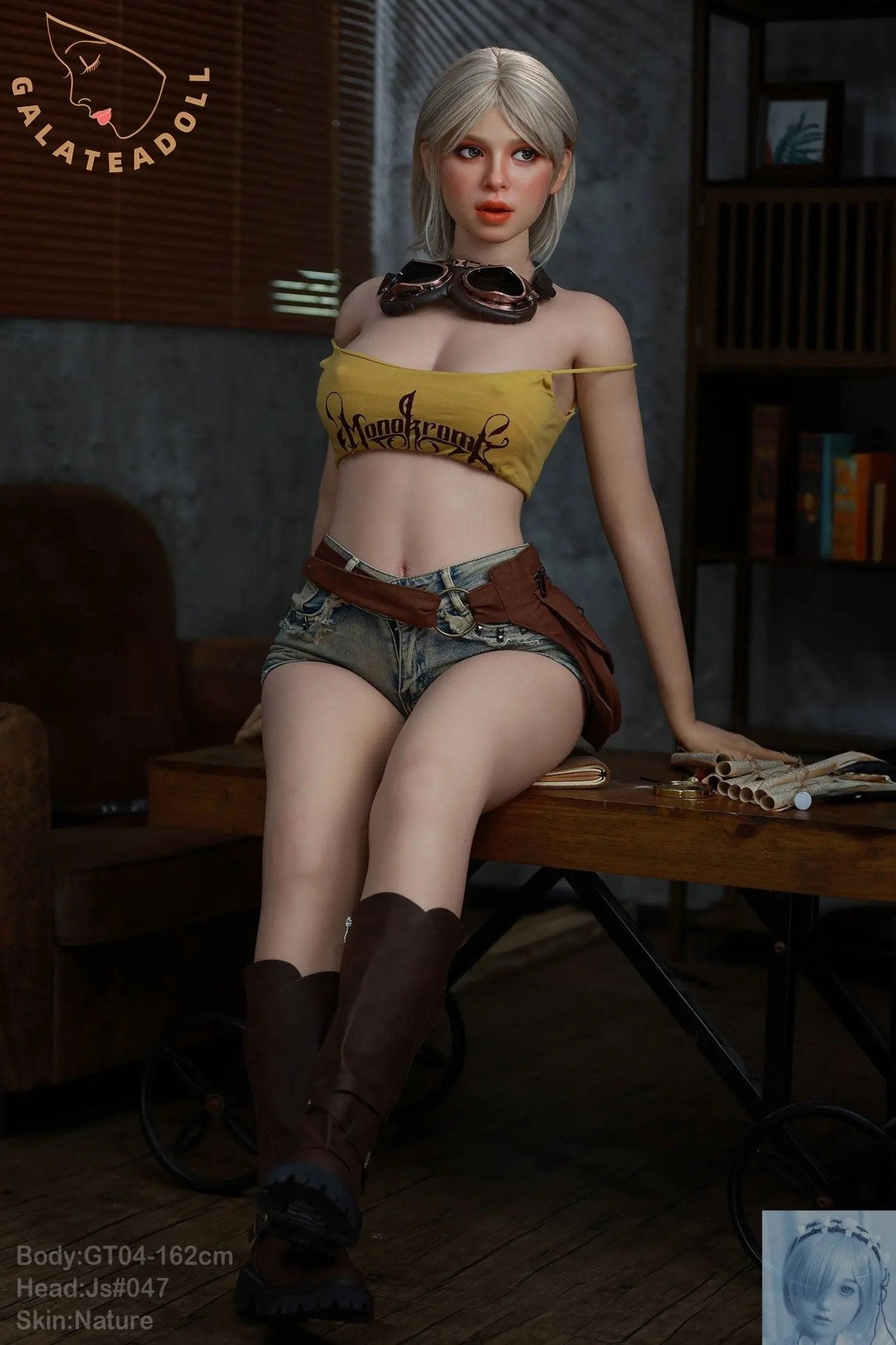 Galatea GT04 162cm D Cup Silicone Sex Doll JS047 Nature - Love Dolls 4U