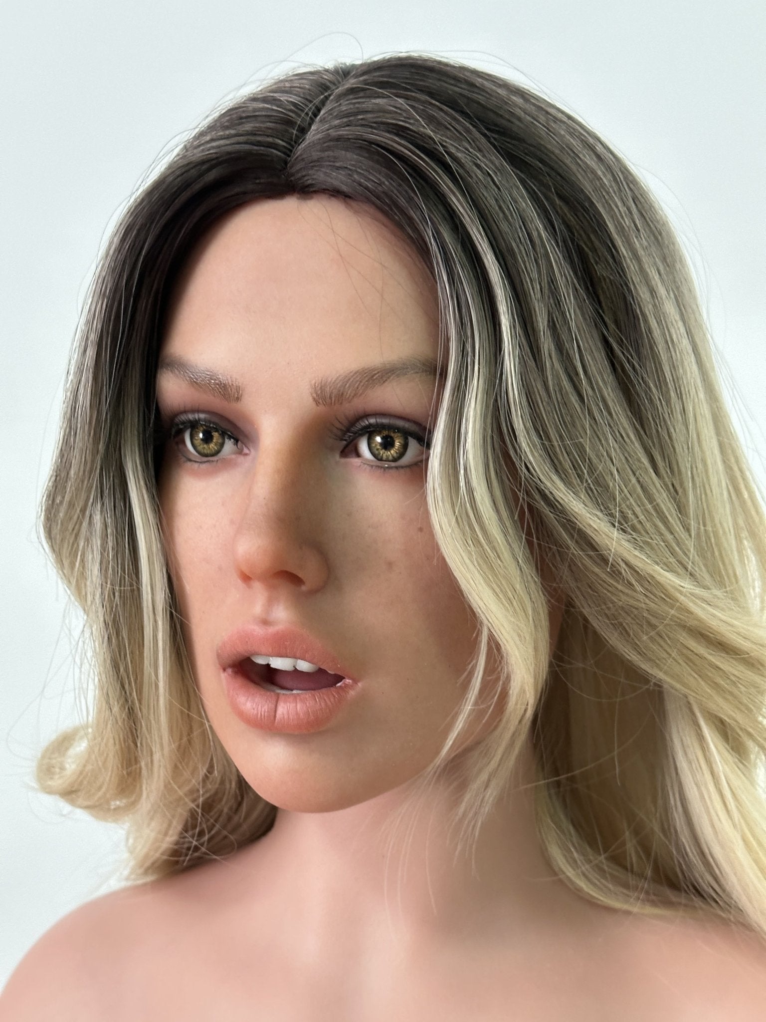 Holly Premium Silicone Head (Movable Jaw) + SLE Body Sex Doll - ZELEX® [USA STOCK] – Realistic Sex Doll for Men – Discreet Shipping USA