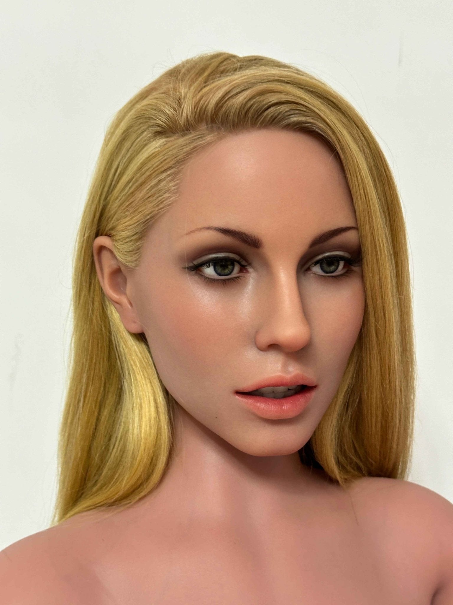 Janett Premium Silicone Head (Movable Jaw + Implanted Hair) + SLE Body Sex Doll - ZELEX® [USA STOCK] – Realistic Sex Doll for Men – Discreet Shipping USA