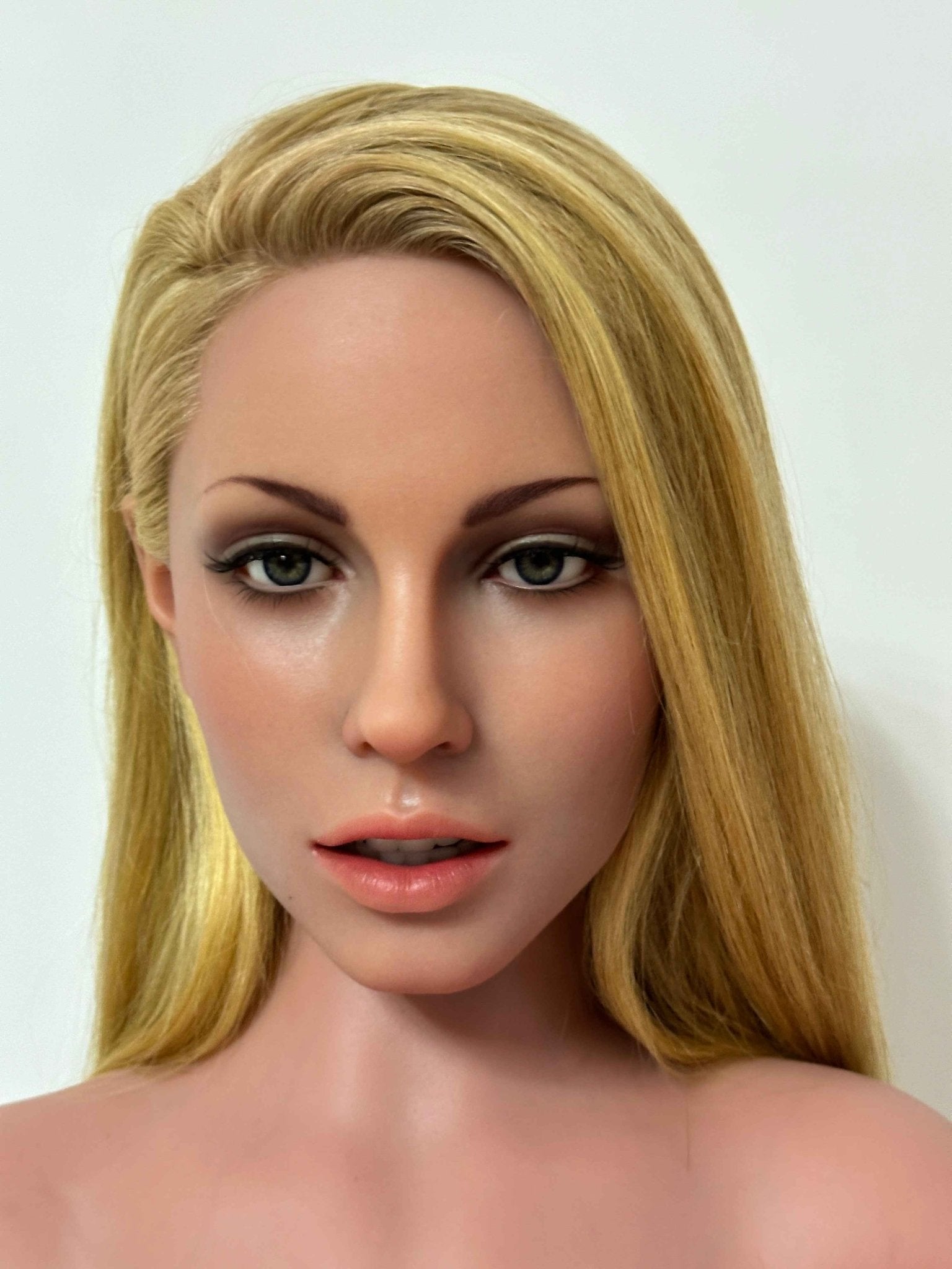 Janett Premium Silicone Head (Movable Jaw + Implanted Hair) + SLE Body Sex Doll - ZELEX® [USA STOCK] – Realistic Sex Doll for Men – Discreet Shipping USA