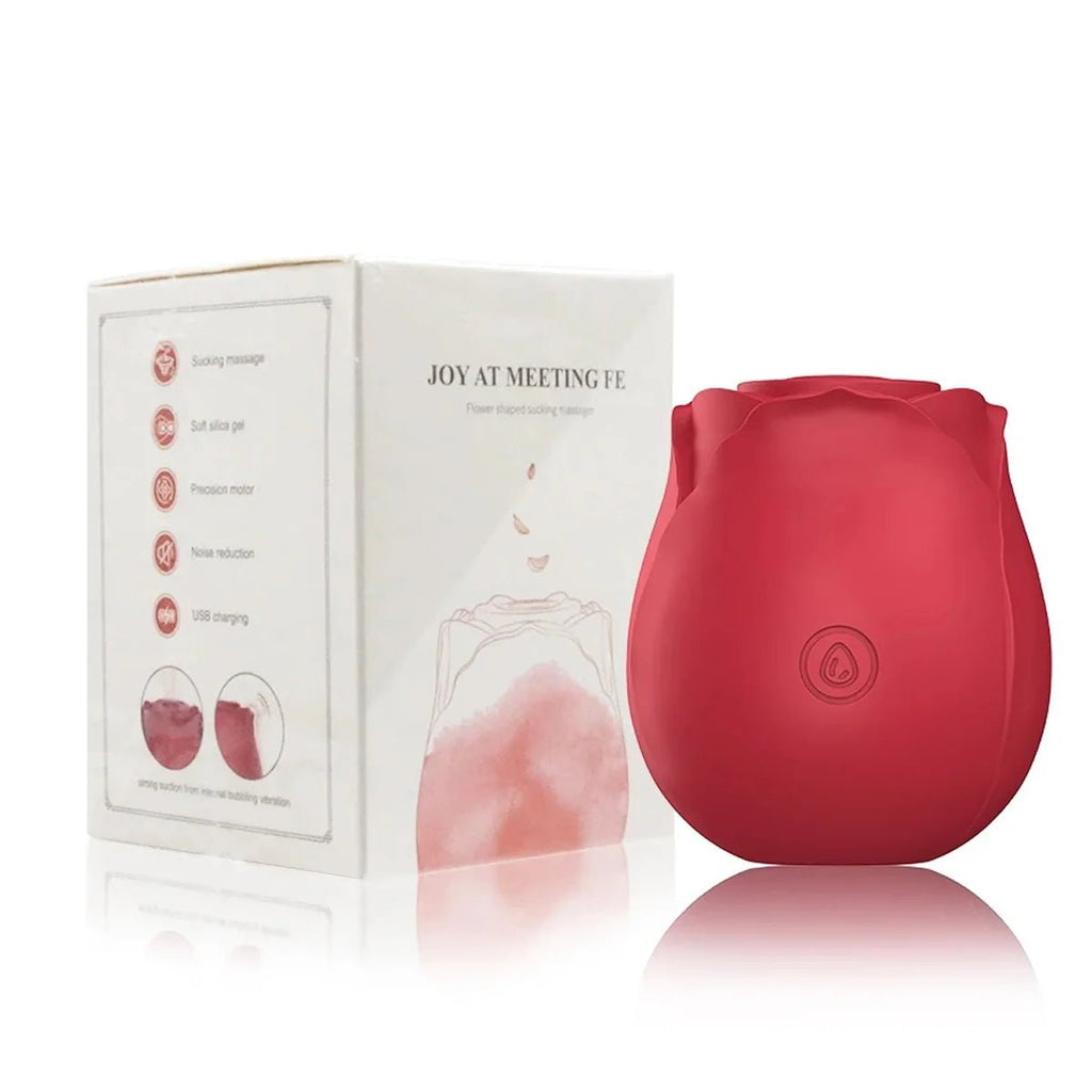Rose Shape Vagina Sucking Vibrator Intimate Good Nipple Sucker Oral Licking Clitoris Stimulation Powerful Sex Toys for Women - Love Dolls 4U