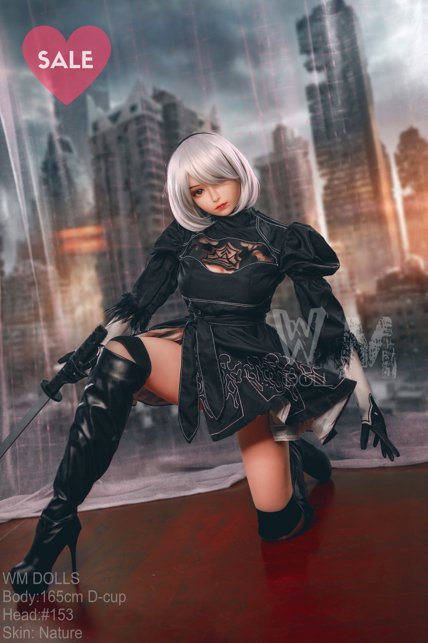 2B 5ft 5in (165cm) D-Cup TPE Sex Doll - WM Dolls - Love Dolls 4U